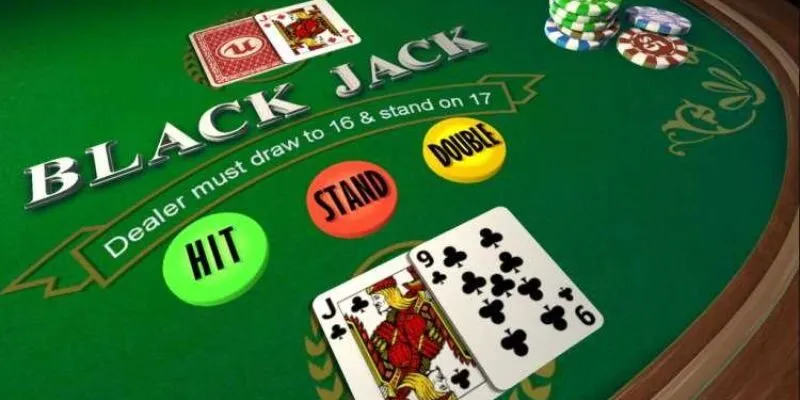 Thao tác thực hiện của người chơi trong ván blackjack online SONCLUB